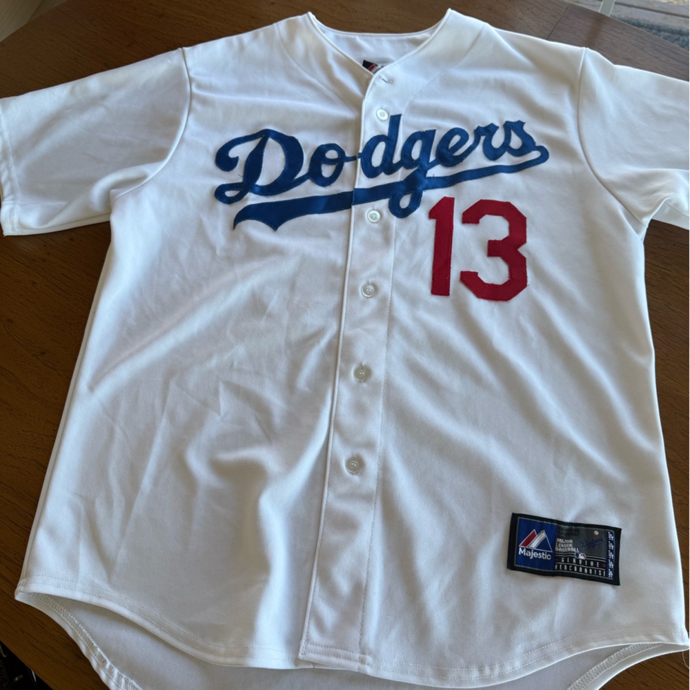White Dodgers Jersey Ramirez 13